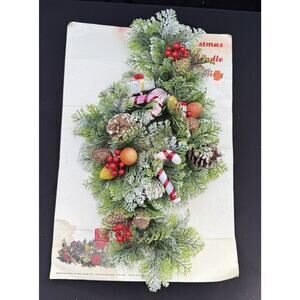 Vtg 1970’s J&M Enterprises Christmas Candle Ring Decoration Original Box